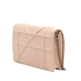 Grained Calfskin Diorama Wallet on Chain